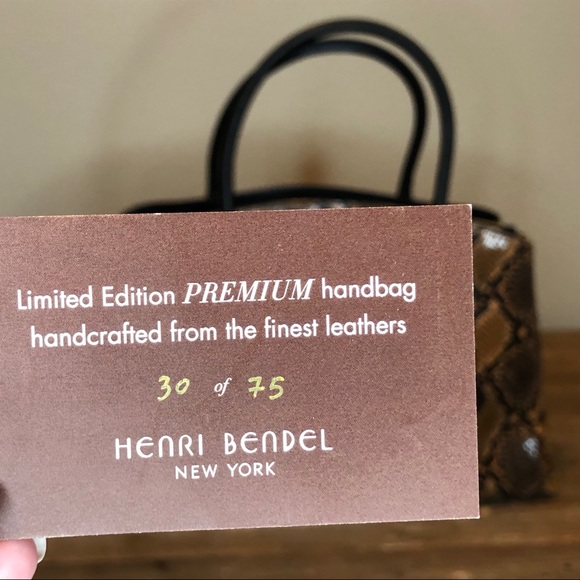 Henri Bendel Limited Edition Snakeskin Satchel - Picture 6 of 9